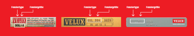 Velux Typencode