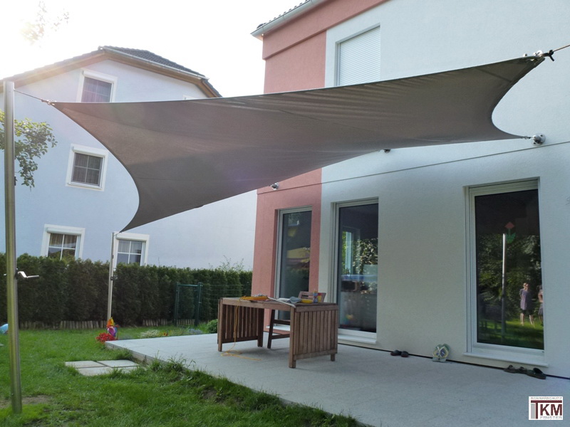 Sonnensegel, Terrassenbeschattung, Segel aus SOLTIS TKM Klaus Madzar